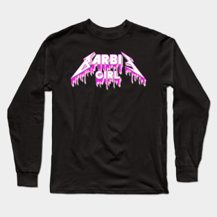 Metal Barbie Music Band Barbie girl Long Sleeve T-Shirt